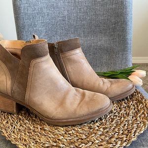 Kork-Ease | Tan Leather Heeled Booties